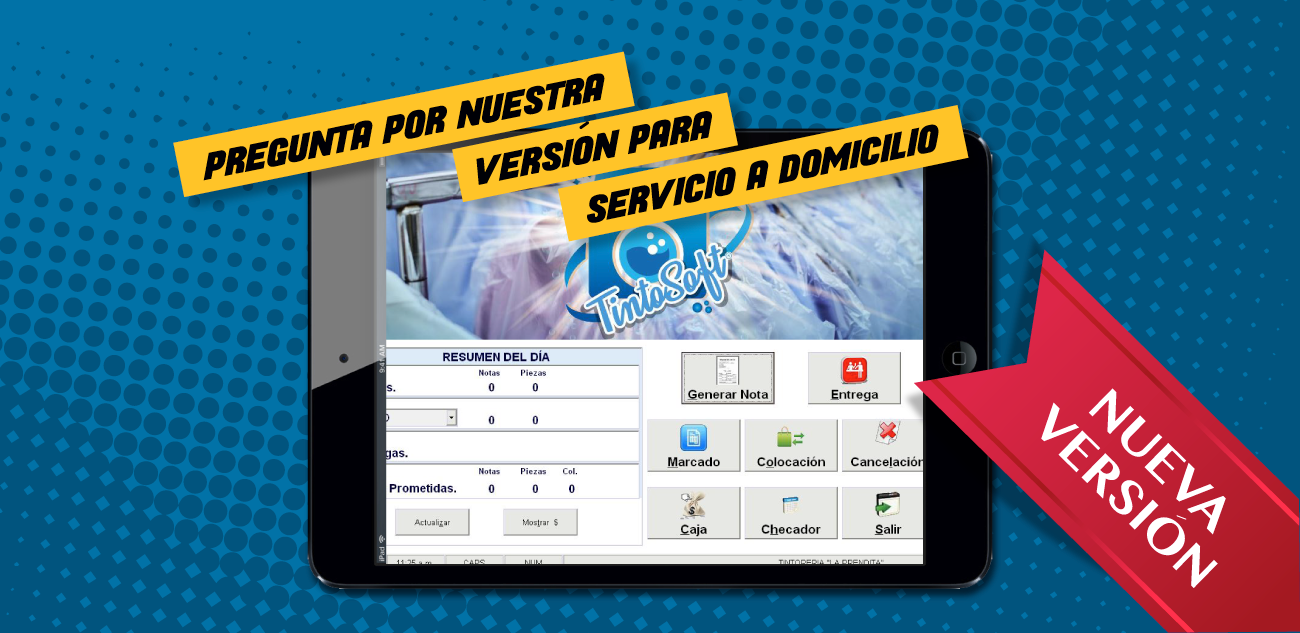 Sistema para tintoreria