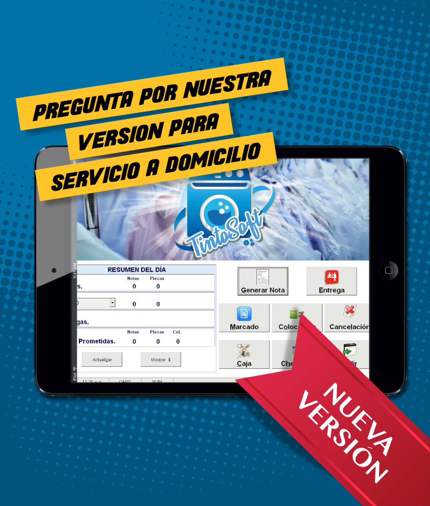 Sistema para tintoreria